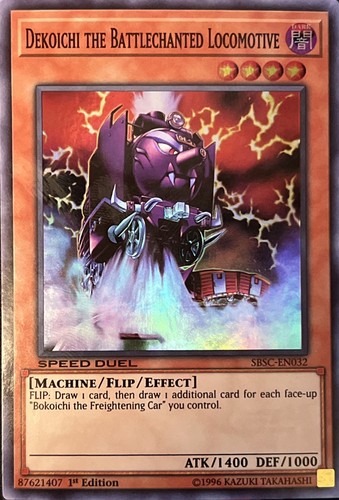 Dekoichi the Battlechanted Locomotive SBSC-EN032 1st Edition Super Rare NM - Picture 1 of 3