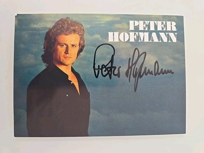 PETER HOFMANN Autograph Signed Original Autograph Card