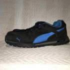 Men’s Size 10 Puma Safety Levity Knit Low Work Shoes Black Blue Comp Toe — photo 2