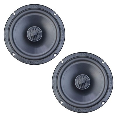 Ground Zero Radioactive GZRF 6.5SQX 6.5 Inch 2 Way Coaxial Speakers 100w RMS