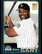Ron Gant 2001 Topps #661 Colorado Rockies MLB READ FREE SHIPPING AutographDen