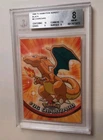 1999 Pokémon TV Animation Series 1 Black #06 Charizard BGS 8 w/ Subgrades