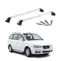 DachträGer GrundtäGer FüR Hyundai Traject 2000-2008 100Kg Aluminium Grau 2X ABE