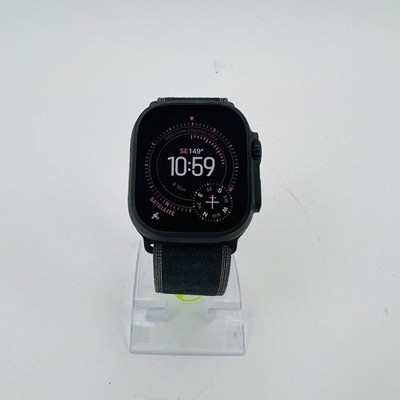 Unlocked Apple Watch Ultra 3 49MM Black Titanium Aftermarket Band
