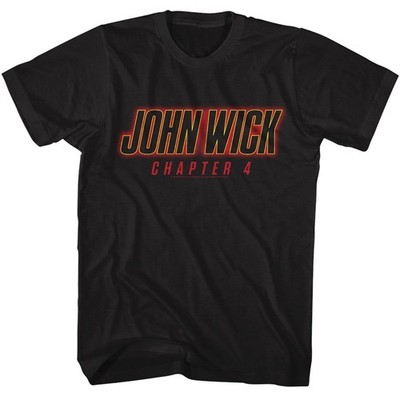 John Wick - Chapter 4 Logo - American Classics - Solid Schwarz Erwachsene Kurz