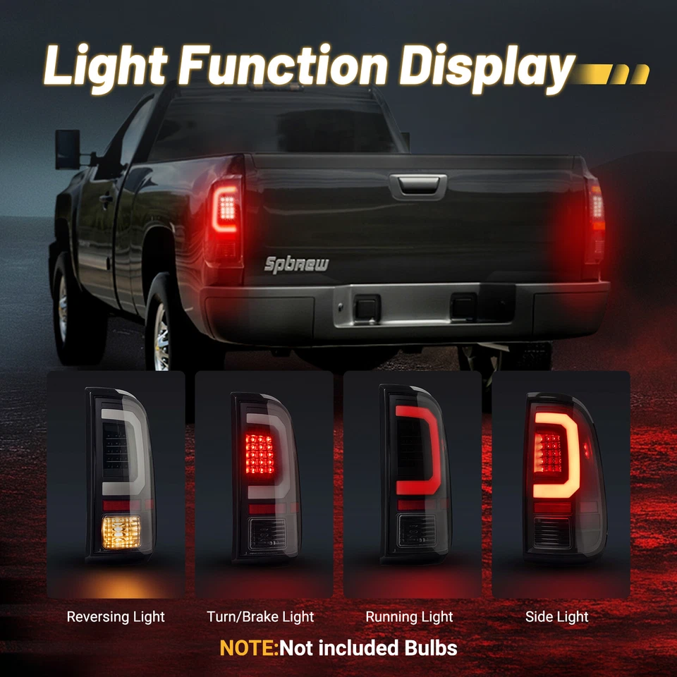 Fit 2008-2016 Ford F250 F350 F450 Super Duty All Model LED Tail Lights Lamps Foto 3 de 4