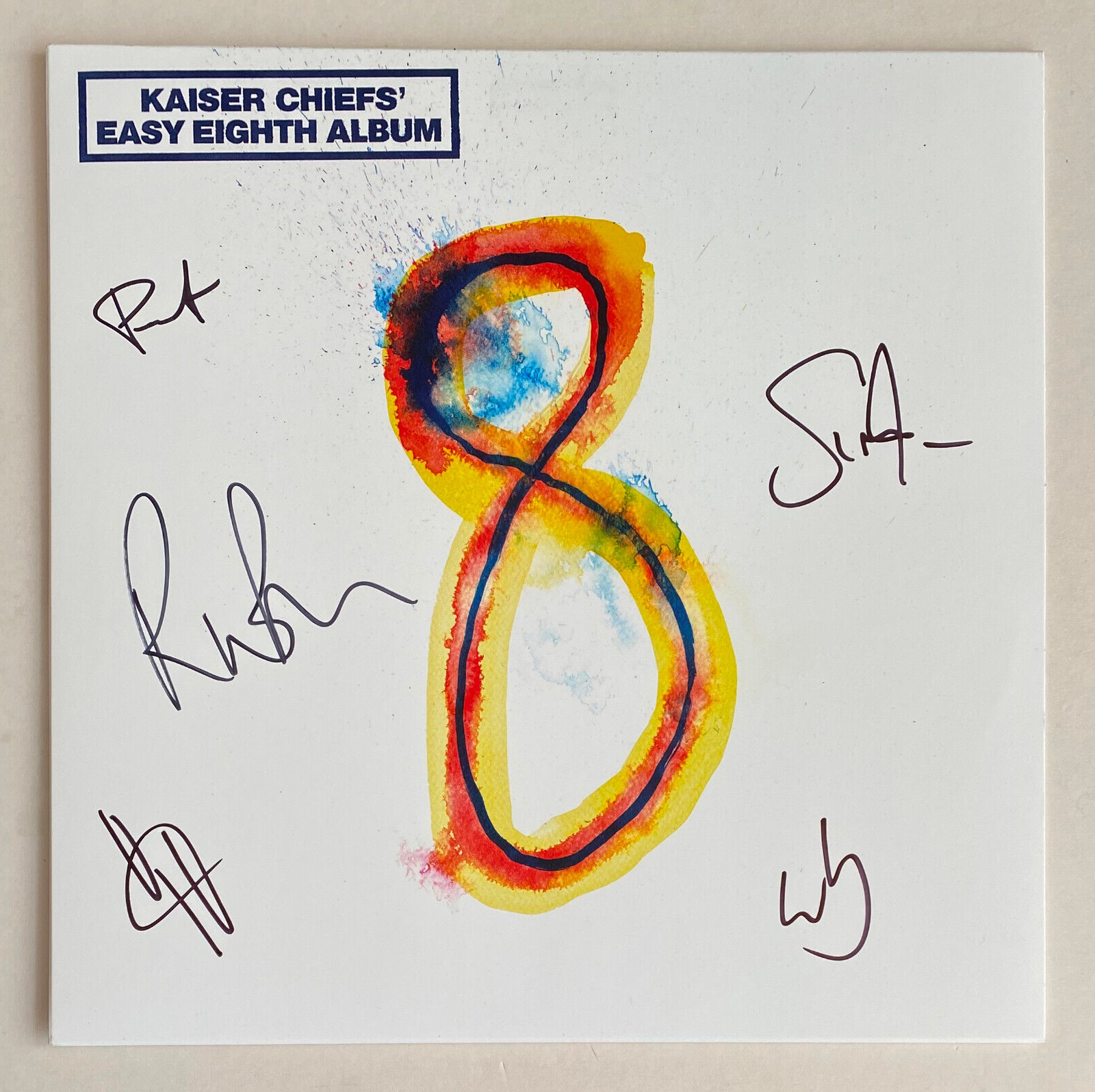KAISER CHIEFS * EASY EIGHTH ALBUM * UK LIMITED SIGNED BLACK VINYL LP * BN!
