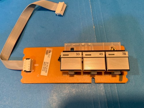 Dual CS-5000 Vintage Stereo Turntable Parting out - Switches and Covers