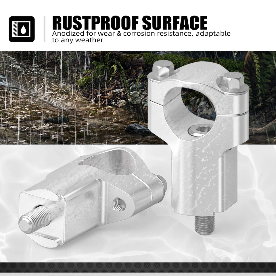 Soporte de abrazadera elevadora de manillar de 1 1/8" para KTM 150-500 XCW/EXC/EXCF 2005-2023 Foto 3 de 4