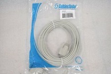 C2G CABLES TO GO 09452 25' DB9 M/F EXTENSION CABLE, BEIGE