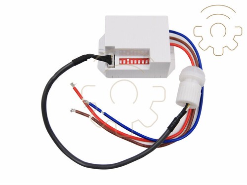 V-TAC LED-Mikrowellensensor-Birne – 6 W, IP20, Mit Bernsteinfarbener Abdeckung (Energiesparlampe Mit Bewegungssensor)