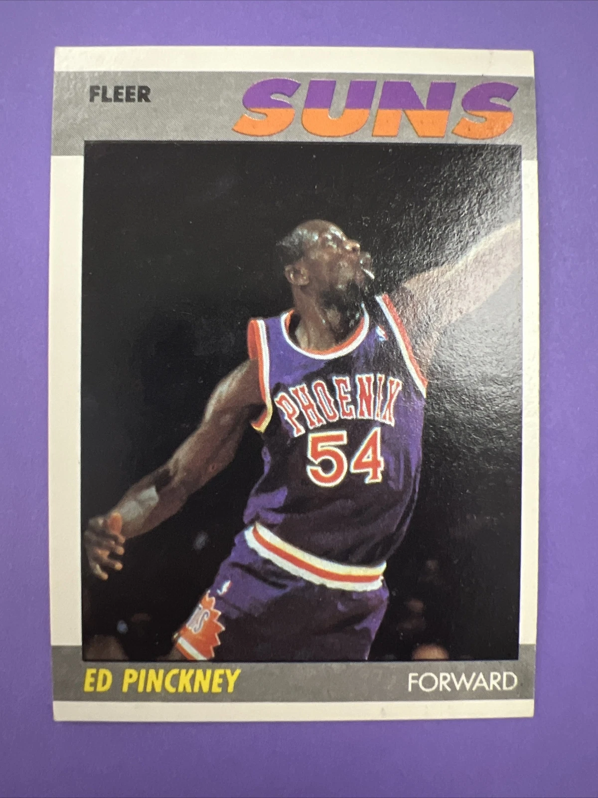 1987-88 Fleer Basketball - ED PINCKNEY #88 - Phoenix Suns