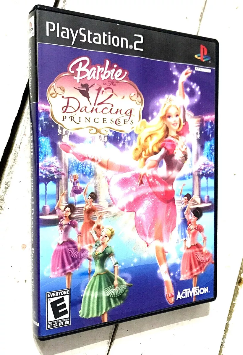 Barbie 12 Dancing Princess Sony PlayStation 2 PS2 Game FREE P&P