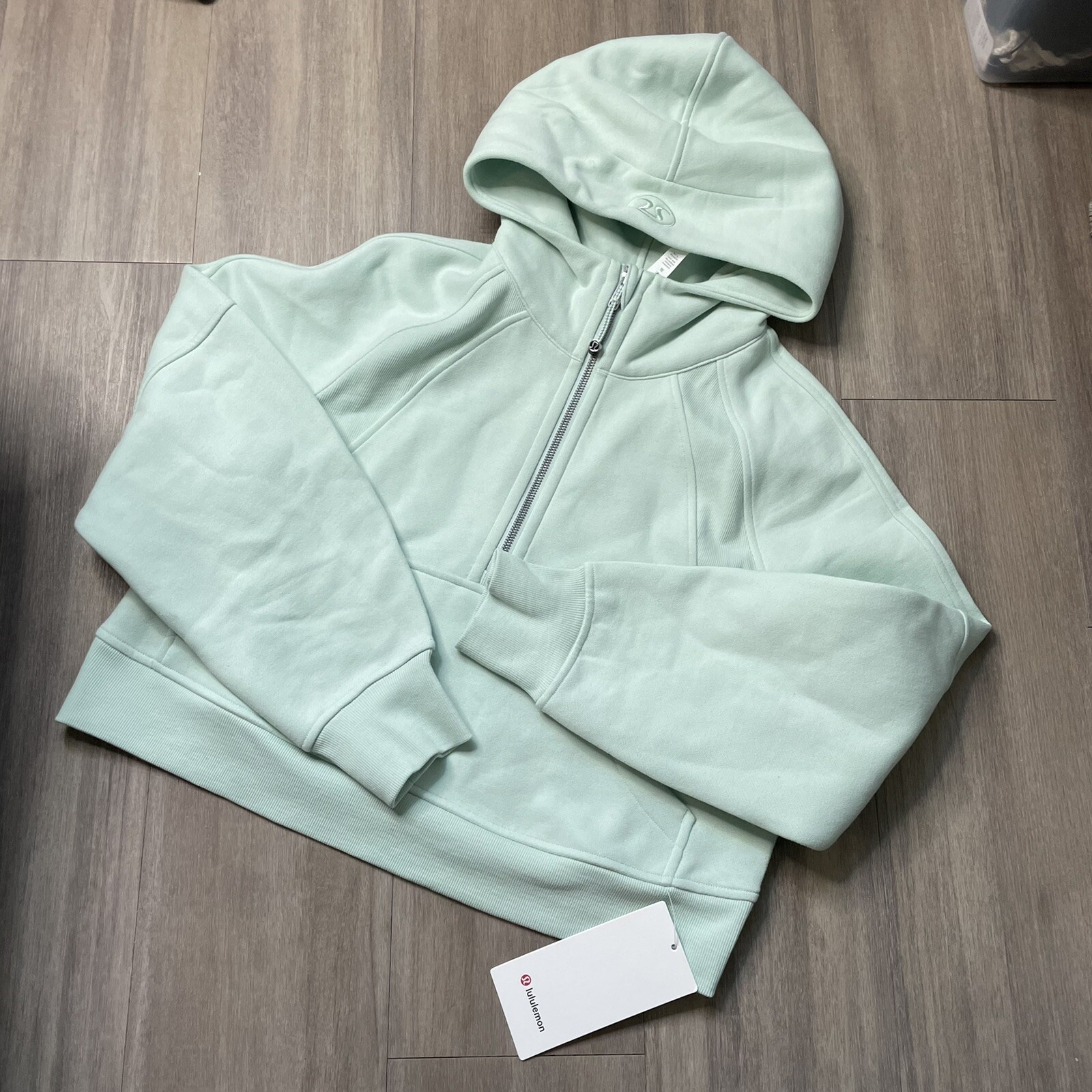 Lululemon Oversized Scuba Half Zip Hoodie - Delicate Mint XS/S | eBay
