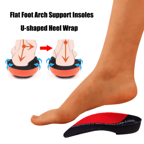 3/4 Orthotic Shoe Insoles Inserts High Arch Support Flat Feet Plantar Fasciitis - Picture 6 of 13