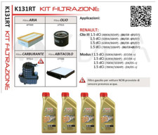 Filter Kit Renault Modus Clio III 1.5 DCI + Castrol Oil 5W/30