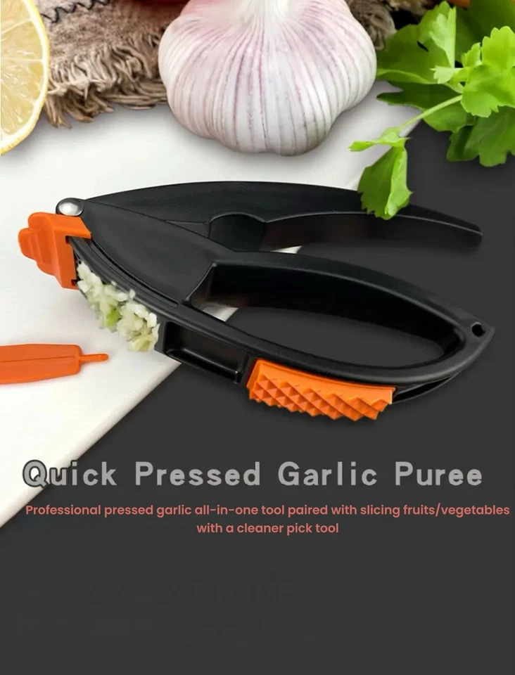 *Garlic Press 3-in-1  Slicer Peeler Tenderizing Manual Mincer* - Image 2 of 4
