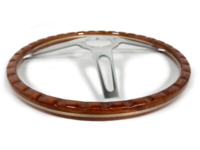 1969-94 Buick VSW Classic Wood Steering Wheel Kit, Tri-Shield Horn