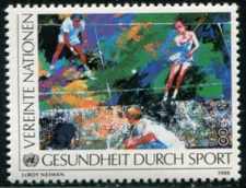 UN Vienna #Mi86 MNH 1988 Health throught sports [85]