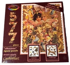 1995 Ceaco 577 Piece Jigsaw Puzzle Dream Angels Cynthia Hart Corkboard Angel Art