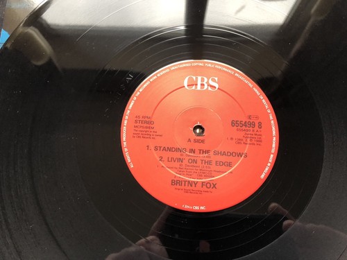 Britny Fox - 12" Single - Standing In The Shadows - CBS 655499 8 - 1989 - Picture 6 of 8