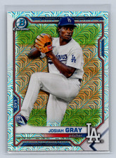 2021 Bowman #BCP-198 Josiah Gray Chrome Prospect Mega Box Mojo Refractor
