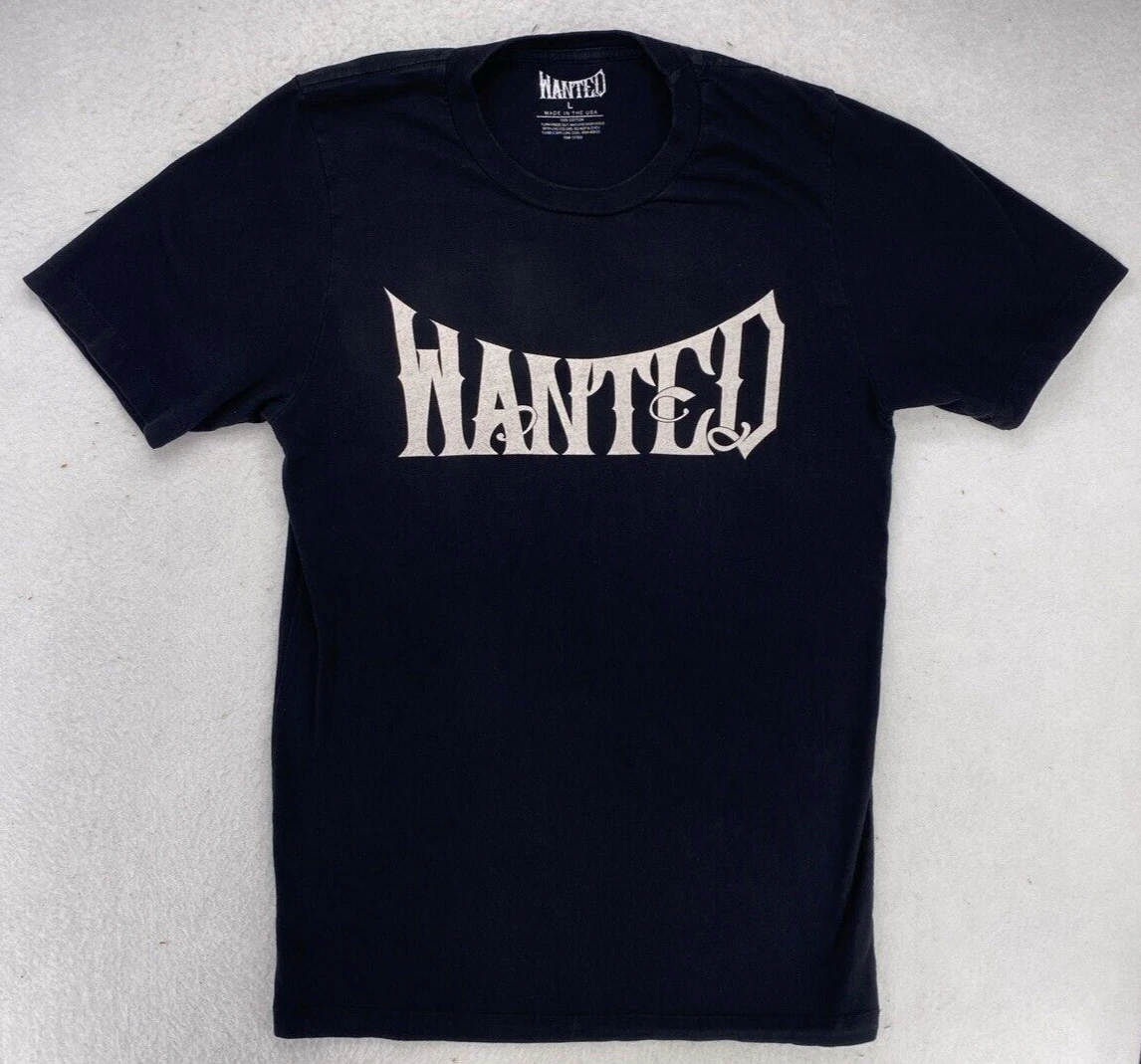 L MAX 3 WANTED Tシャツ Wanted T-Shirts for Men for sale | eBay