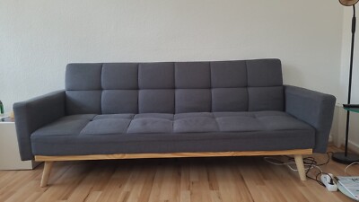 Bei Wayfair gekauft: Schlafsofa Maone by Isabelline in grau