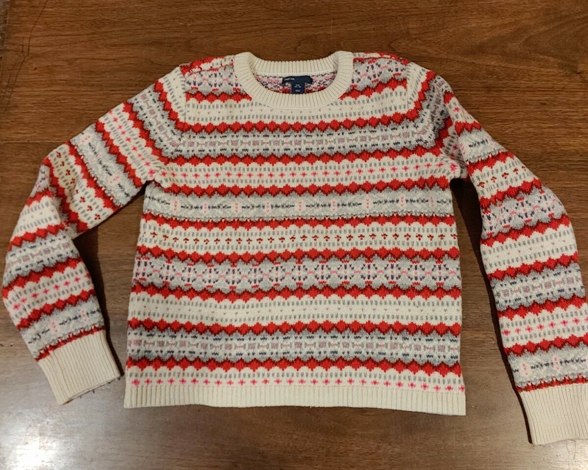 Gap Kids XXL 12- 14 Fair Isle Sweater 