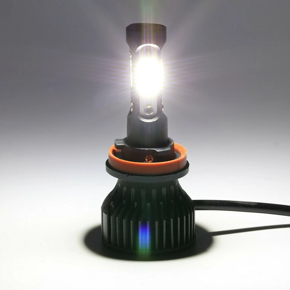 For GMC Sierra 1500 2500HD 2007-2013 LED High Low Headlight Fog Light Bulbs - Image 2 of 4