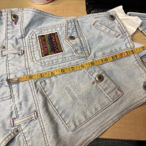 Union Bay Overalls Women's Small Blue Jean Vintage Y2K Bibs Carpenter - Picture 9 of 9