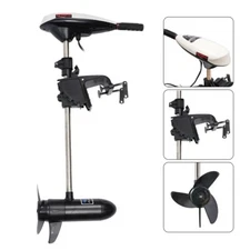 12V Electric Outboard Trolling Motor for Fishing Boat & Kayak (40-65 lbs)