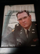 Blue Sky Tommy Lee Jones Rare Original Academy Awards Promo Poster Ad Framed #2