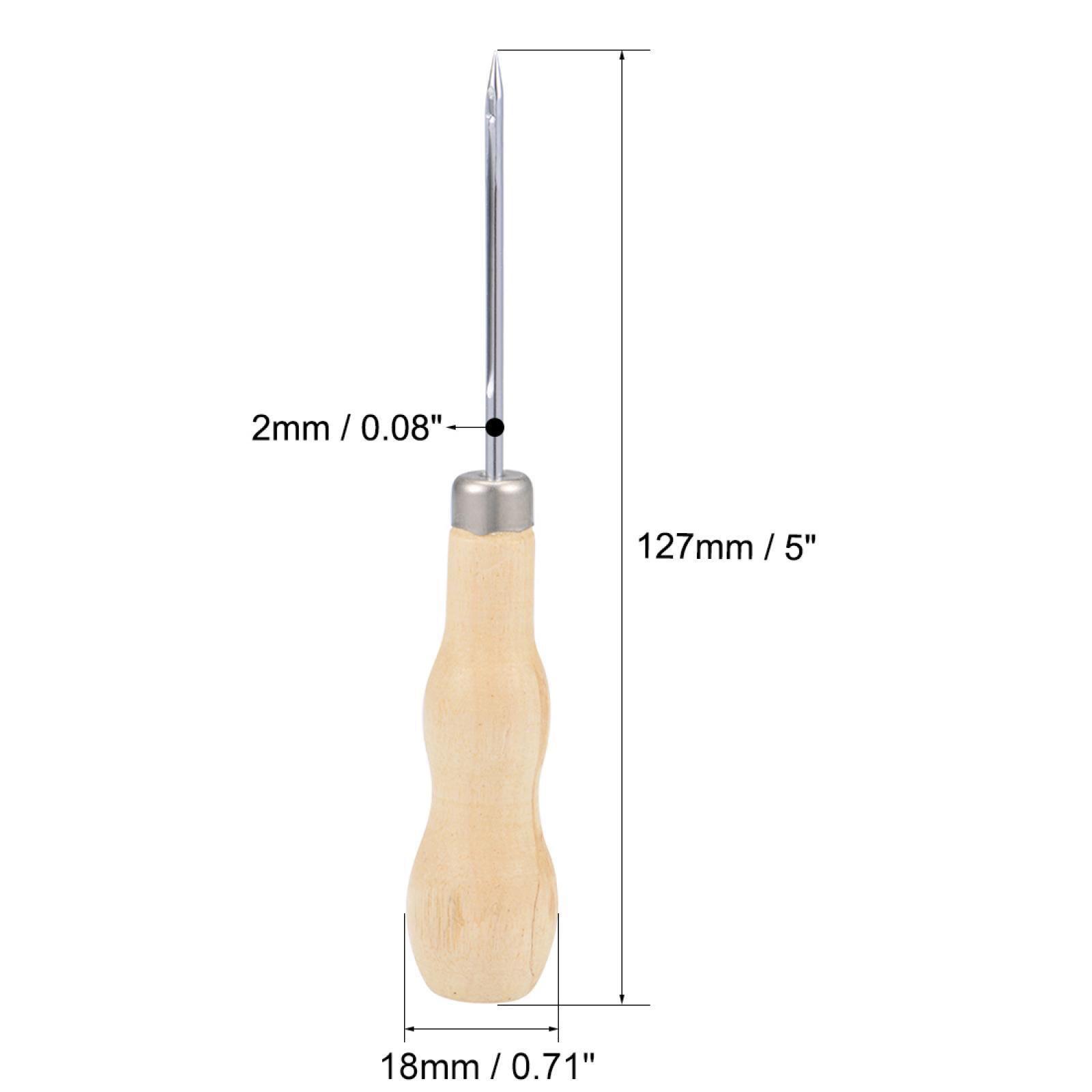 Leather Craft Cloth Awl Tool Pin Punching Hole Maker Stitching 3pcs eBay