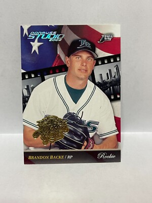 2002 Studio All-Star Game #203 Brandon Backe - SUPER TOUGH CARD