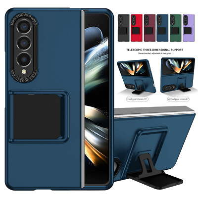 For Samsung Galaxy Z Fold 6 Fold5 4 3 Case Slim Fold Stand Hard Shockproof Cover