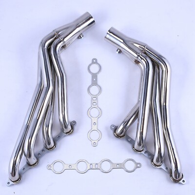 Stainless C10 LS Truck Headers 1 7/8'' For Conversion Swap LS1, LS2, LS3, LS6