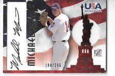 2007 USA Baseball Junior Jersey & Signature Michael Main Dual Auto/Jersey #AJ-34