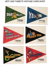 1976 Wonder Bread Disney School pennant stickers /See drop down menu4 CARD U GET