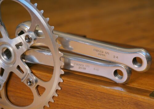 Sugino Super Maxy Crankset 170 48T Vintage BMX Square Taper Cranks GT Hutch 80s - Picture 8 of 8