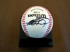 JEFF KENT MVP SAN FRAN GIANTS METS DODGERS SIGNED AUTO VTG WILSON BASEBALL JSA  