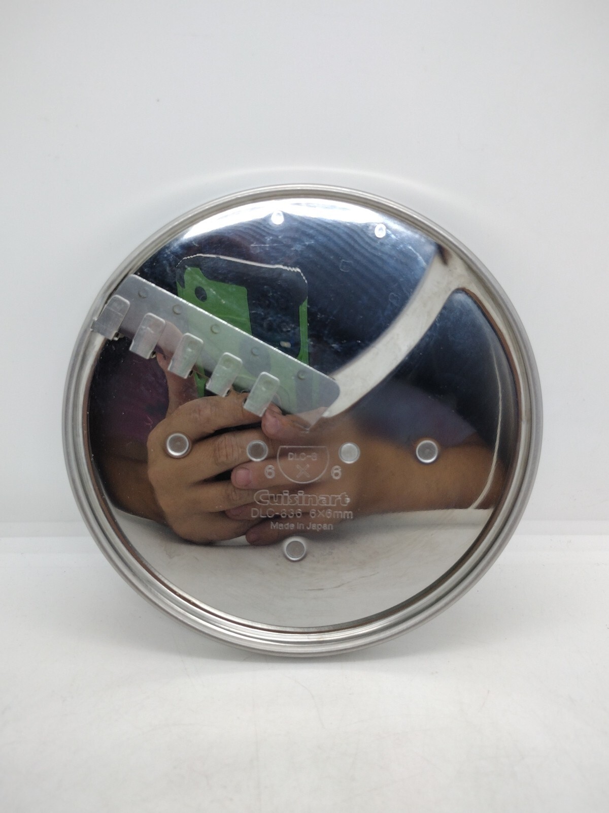 Cuisinart Food Processor DLC-836 6X6 mm Slicing French Fry Cut Disc Blade OEM