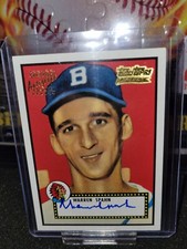 2001 Topps Team Topps Legends Autographs #TT13R Warren Spahn 52 AUTO 