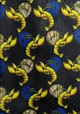 NEW MENS TIES LOBSTERS 60 inch