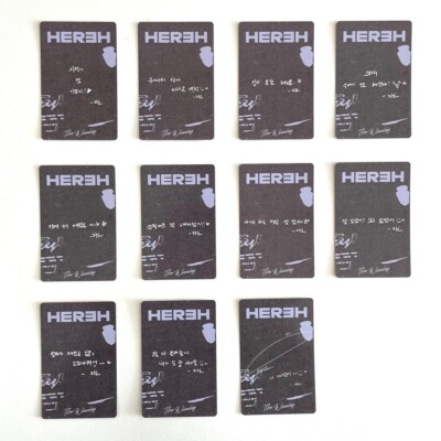 IU　hereh トレカ IU Official photocard - Hereh : The winning (Tincase Set) | eBay