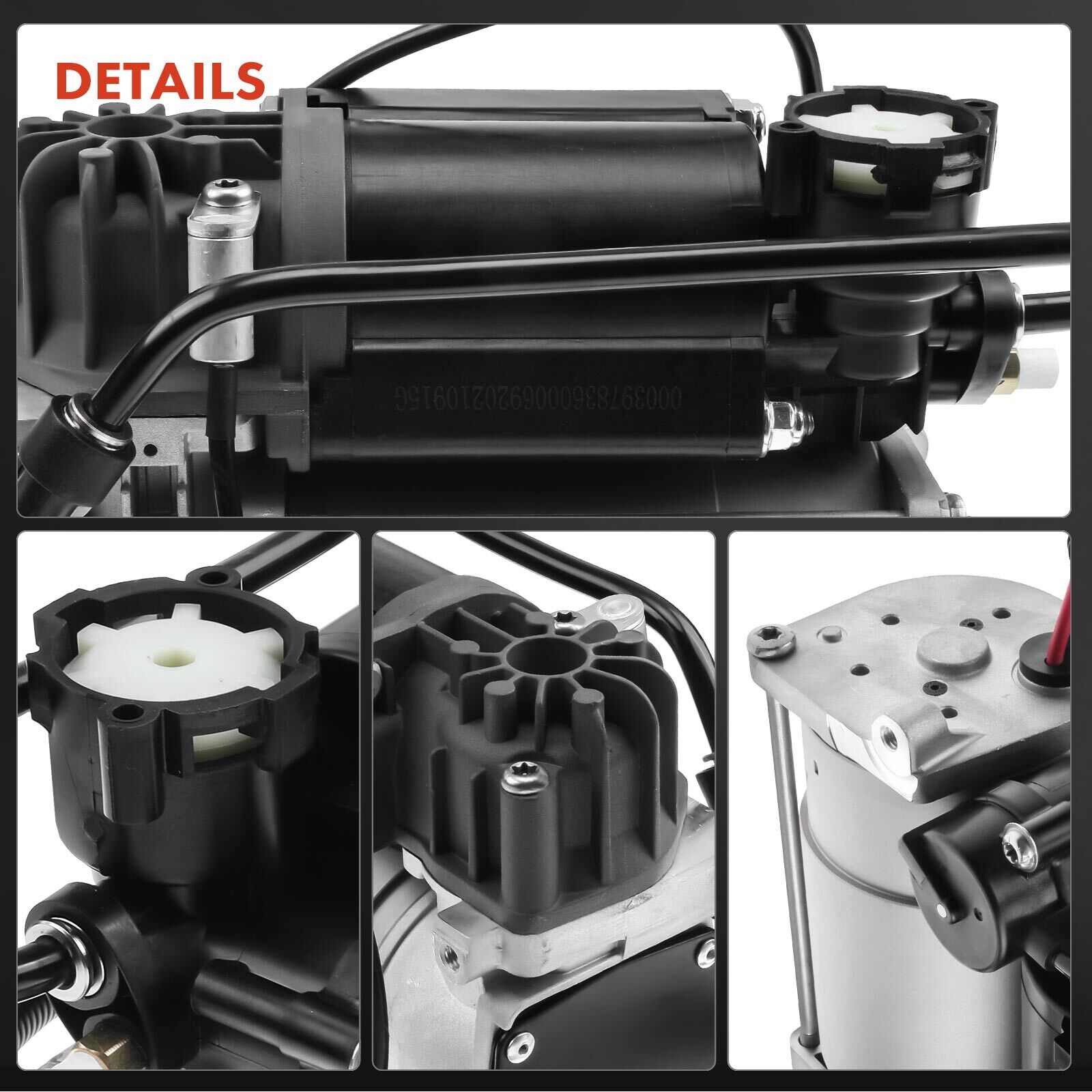 Air Suspension Compressor for Bentley Continental 03-12 Volkswagen Phaeton 04-06