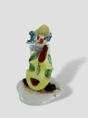 Capodimonte Italy Meneghetti Clown mit Bass