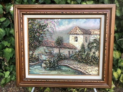 Paco Garcia Original Painting 散歩道からの眺め s-l400.jpg