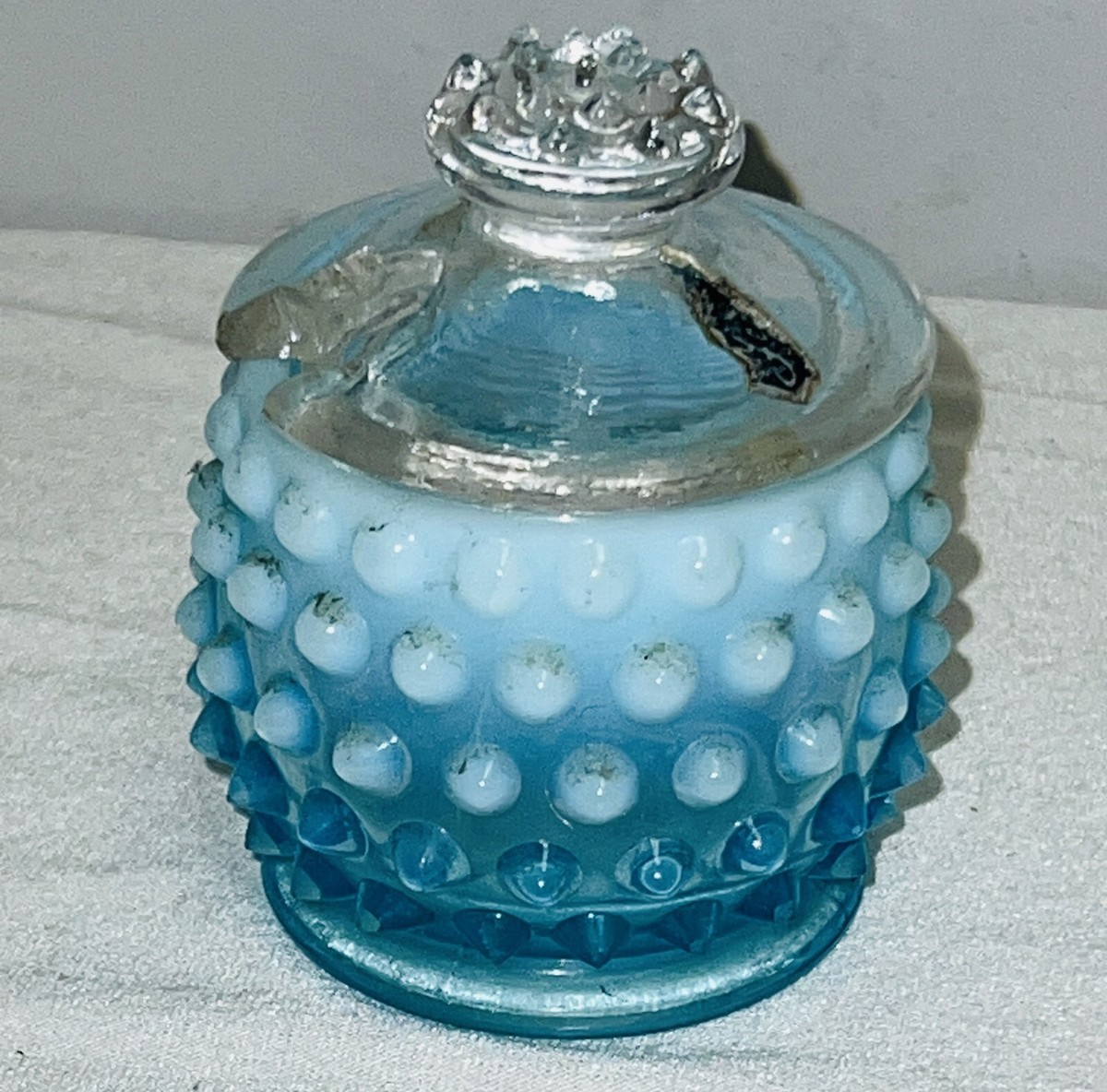 Fenton HOBNAIL BLUE OPALESCENT 3