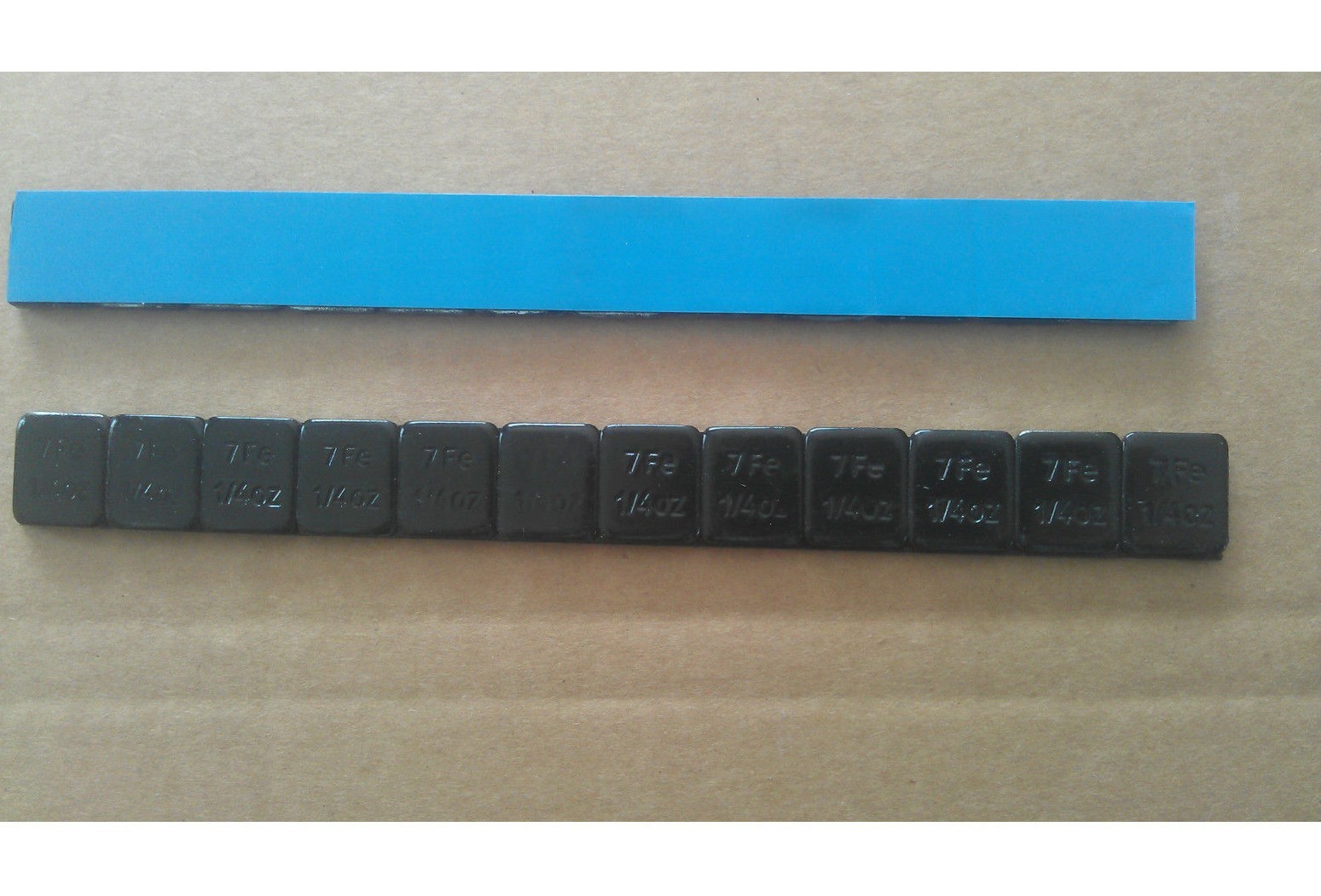 90 pcs / 45 oz 0.50 1/2 OZ BLACK ADHESIVE WHEEL WEIGHTS BALANCE LEAD